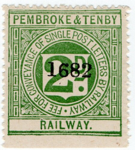 Railway Letter Stamps The Pembroke & Tenby Railway 